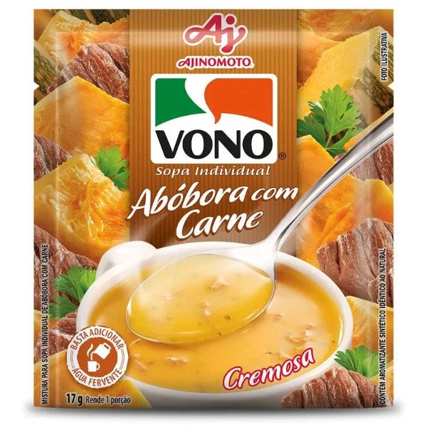 Sopa de Abóbora com Carne Chef Vono 17g