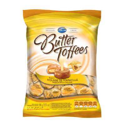 Bala Butter Toffee Maracujá 100g