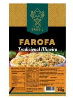 Farofa Mandioca Gourmet Tradicional Mineira Mr. Brasil 250g