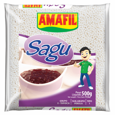 Amafil Sagu de Mandioca 500gr - BR Emporio