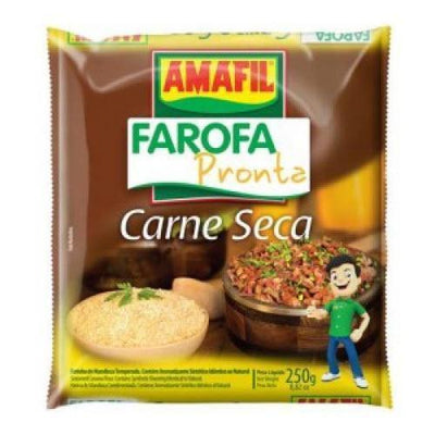 Farofa Pronta Carne Seca Amafil 250g - BR Emporio