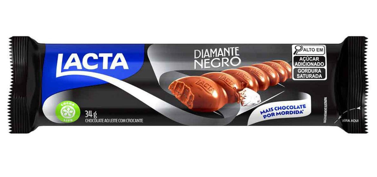 Chocolate Lacta Diamante Negro 34g – BR Emporio