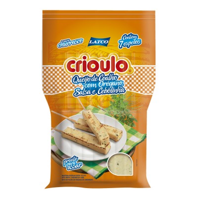 Queijo Coalho com Orégano, Salsa e Cebolinha Crioulo 420g (Venc.11/Maio/24)