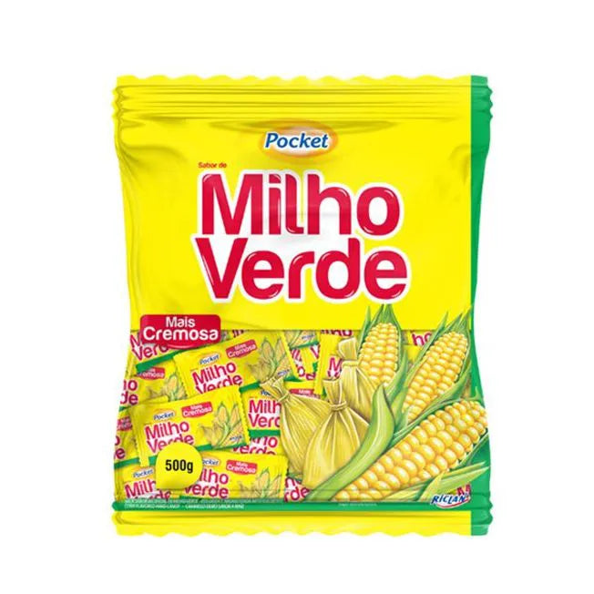 Bala de Milho Verde Pocket 500g