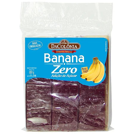 Banana Zero Açúcar Da Colônia 180g
