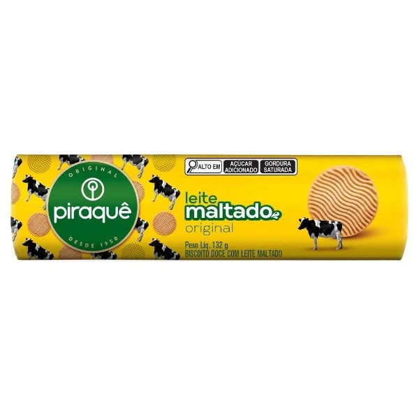 Biscoito  Leite Maltado Piraquê 132g