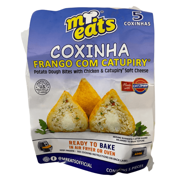Coxinha de Frango C/Catupiry  Mr Eats 600g (5 unid) (ME0043) - BR Emporio