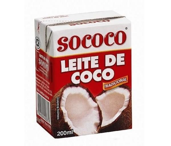 Leite de Coco Sococo (Embalagem Tetrapark) 200ml - BR Emporio