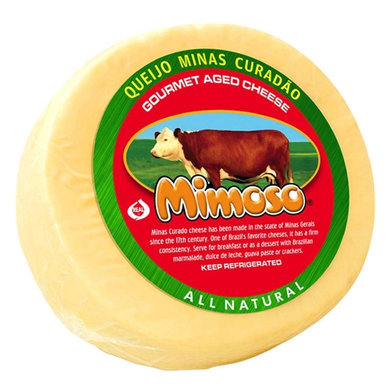 Queijo Minas Curadinho (Aged Cheese) 14oz Mimoso - BR Emporio