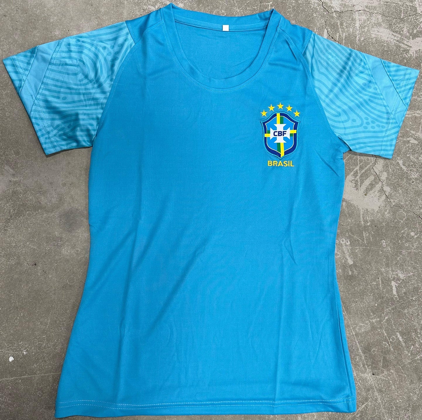 Camisa Brasil Azul Claro - Feminina - BR Emporio