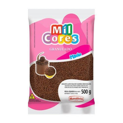 Granulado de Chocolate Macio Mil Cores 500g - BR Emporio