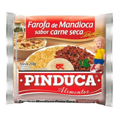 Farofa Carne Seca Pinduca 250g - BR Emporio