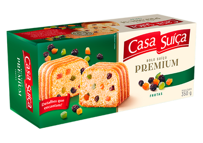 Premium Classic Fruit Cake Casa Switzerland 350g