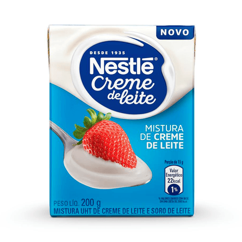 Creme de leite (embalagem Tetrapak) 200ml Nestle - BR Emporio