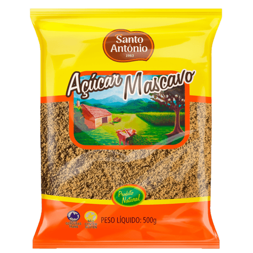 Açúcar Mascavo Santo Antônio 500g - BR Emporio